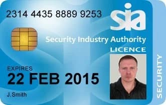 sia security guard licence