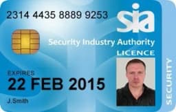 sia security guard licence
