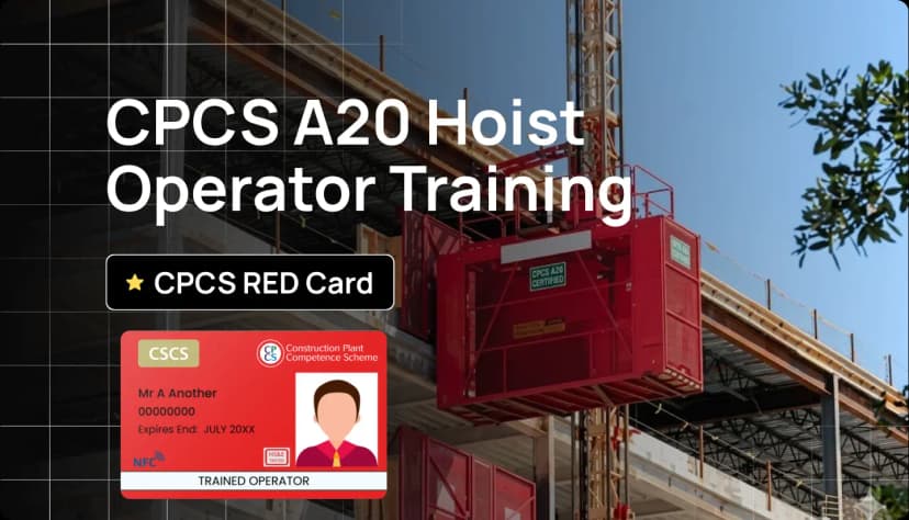 Take your CPCS Hoist Training with Hurak and become a certified hoist driver
