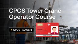 Learner taking the CPCS Tower Crane Operator Course with Hurak