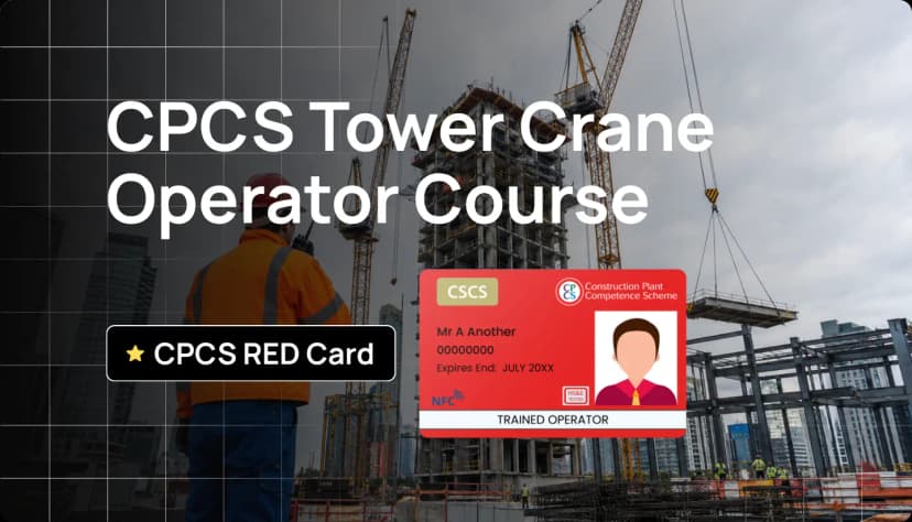 Learner taking the CPCS Tower Crane Operator Course with Hurak
