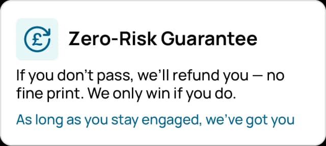 Zero-risk refund guarantee for NVQ Level 2 Crawler Crane training at Hurak, offering full reimbursement if assessment requirements are not met