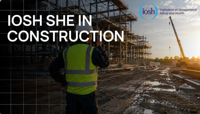 IOSH Safety, Health and Environment Training in Construction