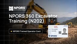 NPOR 360 Excavator Training by Hurak
