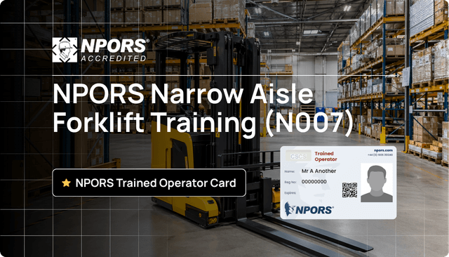 NPORS Narrow Aisle Forklift Training (N007)