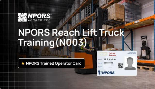 NPORS Reach Lift Truck Training (N003)