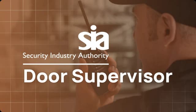 SIA Door Supervisor Course