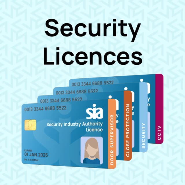 SIA Security Licences