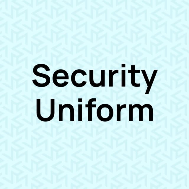 Security Uniform in the UK