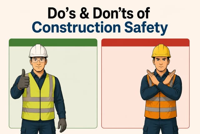 Do's & Don'ts of Construction Safety