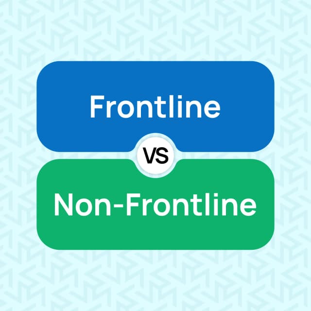 frontline vs non-frontline