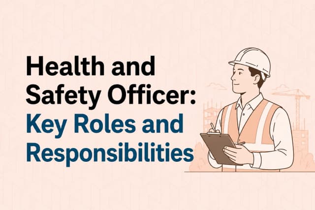 Health and safety officer roles and responsibilities 