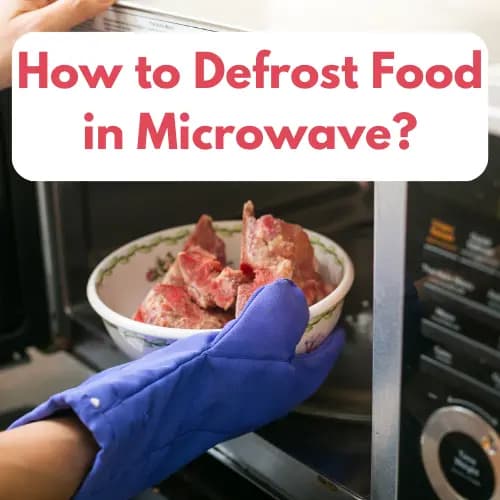 how to defrost in microwave