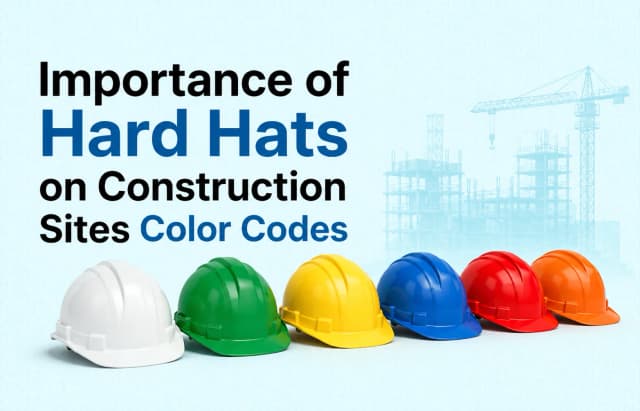 Importance of hard hats on construction sites
