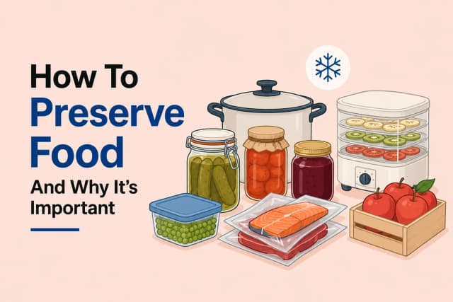 How To Preserve Food And Why It's Important 