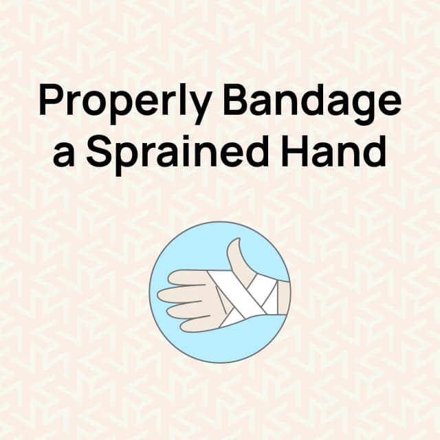 properly-bandage-a-sprained-hand