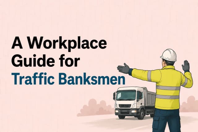 workplace guide traffic banksmen