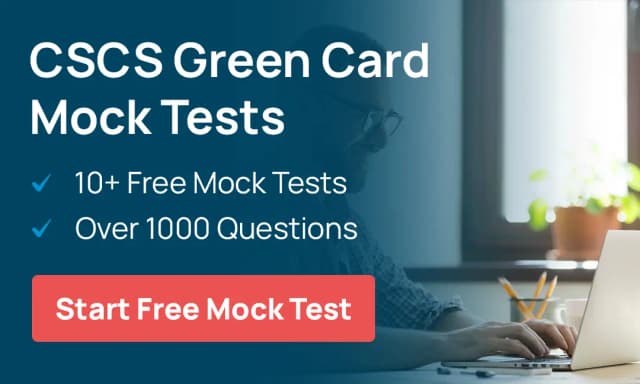 CSCS Green Card Course Mock Tests – 10+ free practice exams with over 1,000 questions for learners at Hurak